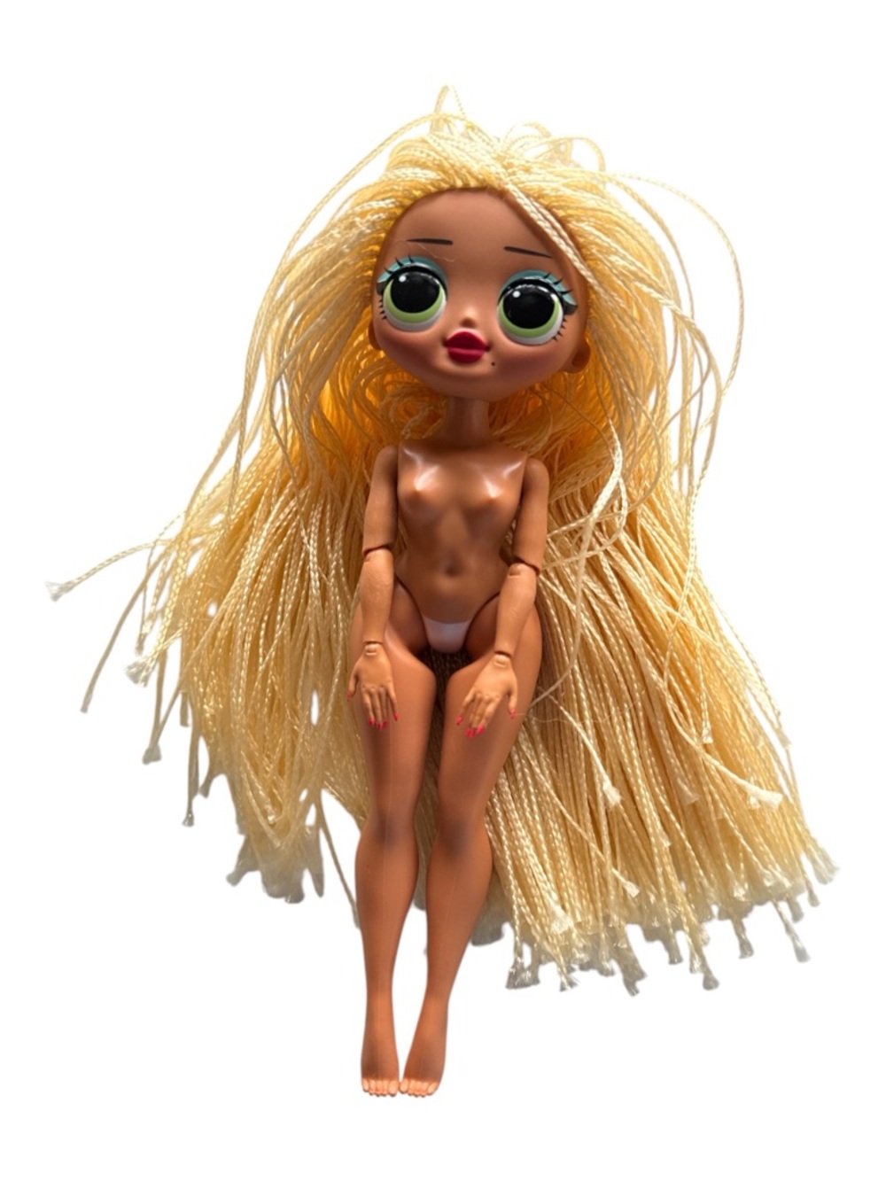 LOL Surprise MC Swag Big‎ Sis Doll Nude Blonde Braids Posable